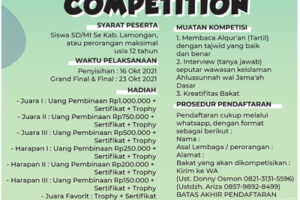 Santri Idol Competition 2021 Se-Kabupaten Lamongan